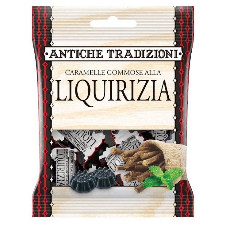 ANTICHE TRADIZIONI CARAMELLE GOMMOSE LIQUIRIZIA 50 G ANTICHE TRADIZIONI CARAMELLE GOMMOSE LIQUIRIZIA 50 G
