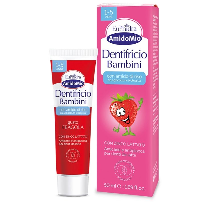 EUPHIDRA AMIDOMIO DENTIFRICIO FRAGOLA 1-5 ANNI 50 ML EUPHIDRA AMIDOMIO DENTIFRICIO FRAGOLA 1-5 ANNI 50 ML