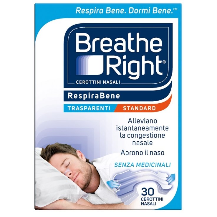BREATH RIGHT Trasparenti 30pz BREATH RIGHT Trasparenti 30pz