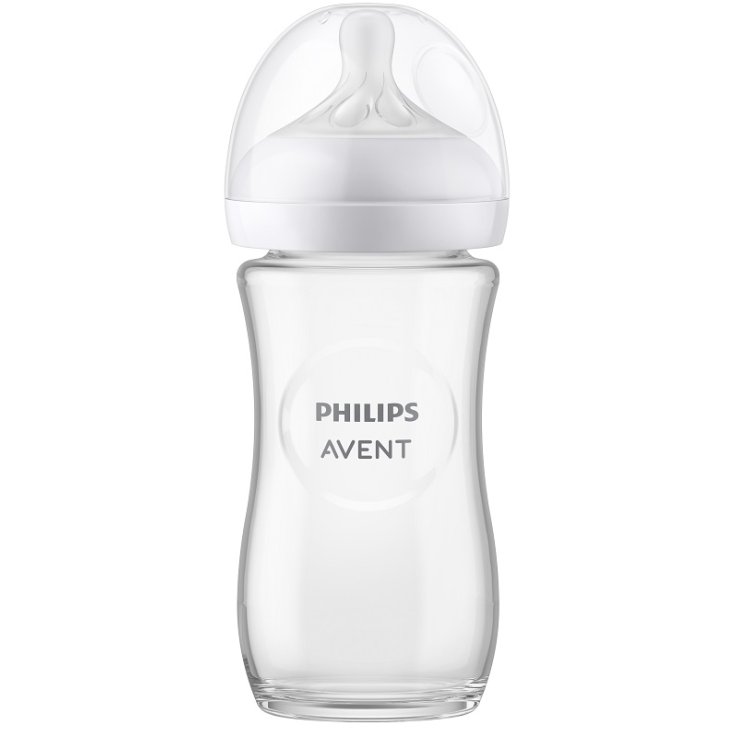 AVENT BIBERON NATURAL RESPONSE IN VETRO DA 240ML TETTARELLAFLUSSO 3