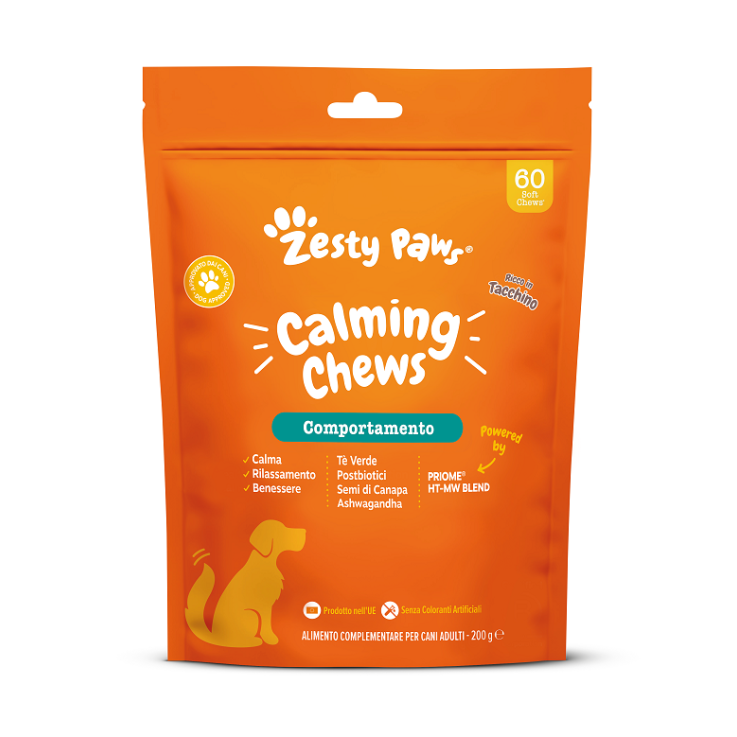 ZESTY PAWS CALMING 60 CHEWS TURKEY ZESTY PAWS CALMING 60 CHEWS TURKEY