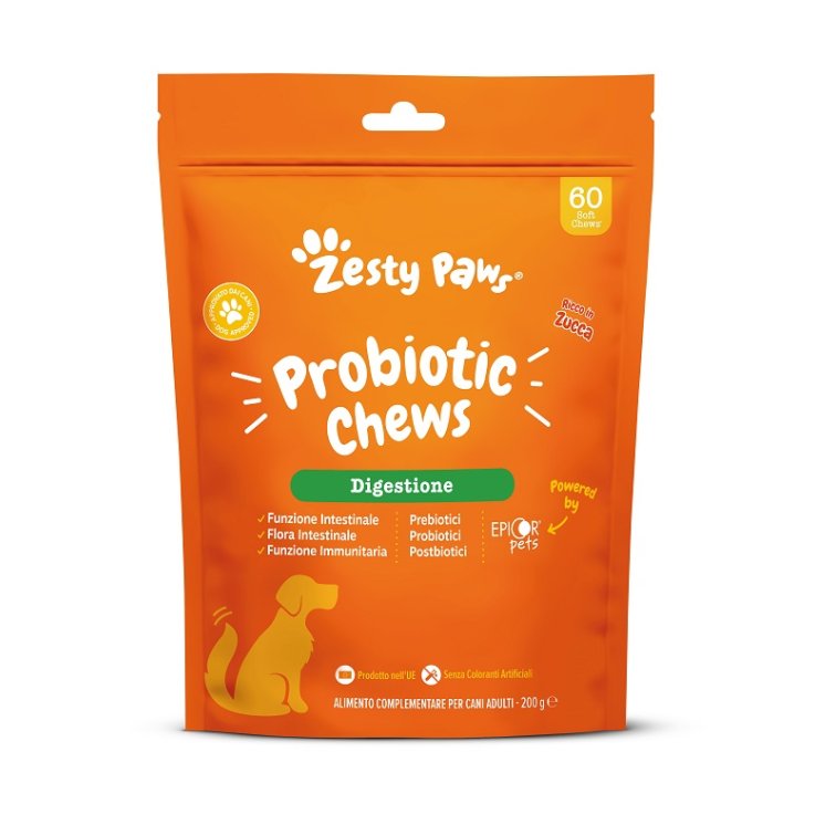 ZESTY PAWS PROBIOTIC 60 CHEWS PUMPKIN ZESTY PAWS PROBIOTIC 60 CHEWS PUMPKIN