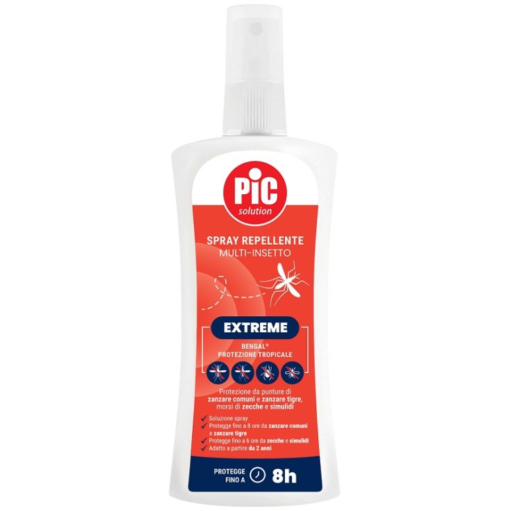 PIC SOLUTION BENGAL EXTREME PROTEZIONE TROPICALE SPRAY REPELLENTE MULTI INSETTO 100 ML PIC SOLUTION BENGAL EXTREME PROTEZIONE TROPICALE SPRAY REPELLENTE MULTI INSETTO 100 ML