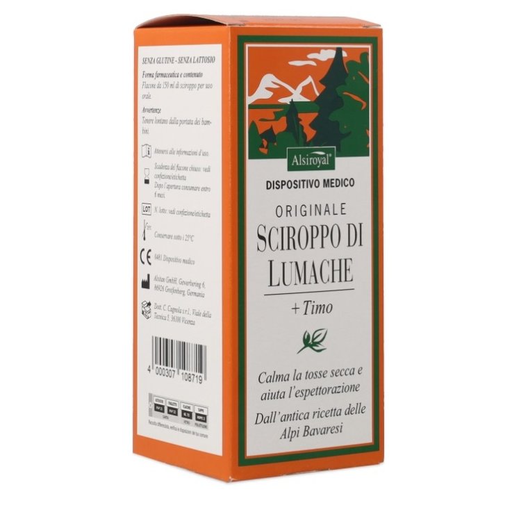 ALSIROYAL Scir.Lumache 150ml. ALSIROYAL Scir.Lumache 150ml.