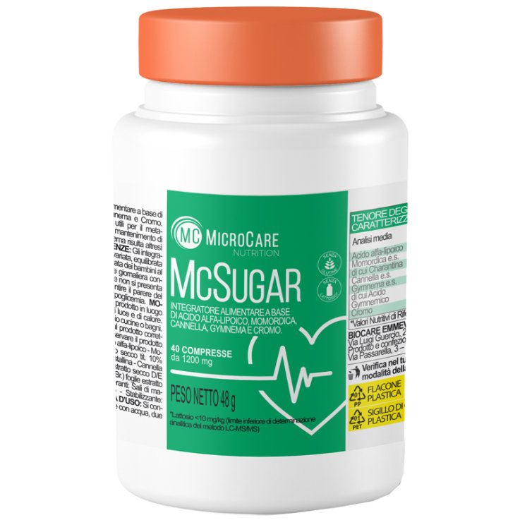 MC SUGAR 40 Cpr MC SUGAR 40 Cpr