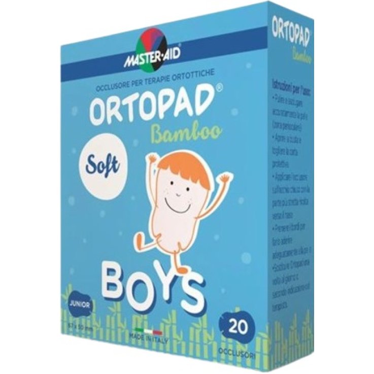 CEROTTO OCULARE PER ORTOTTICA ORTOPAD SOFT BOYS REGULAR 20 PEZZI CEROTTO OCULARE PER ORTOTTICA ORTOPAD SOFT BOYS REGULAR 20 PEZZI