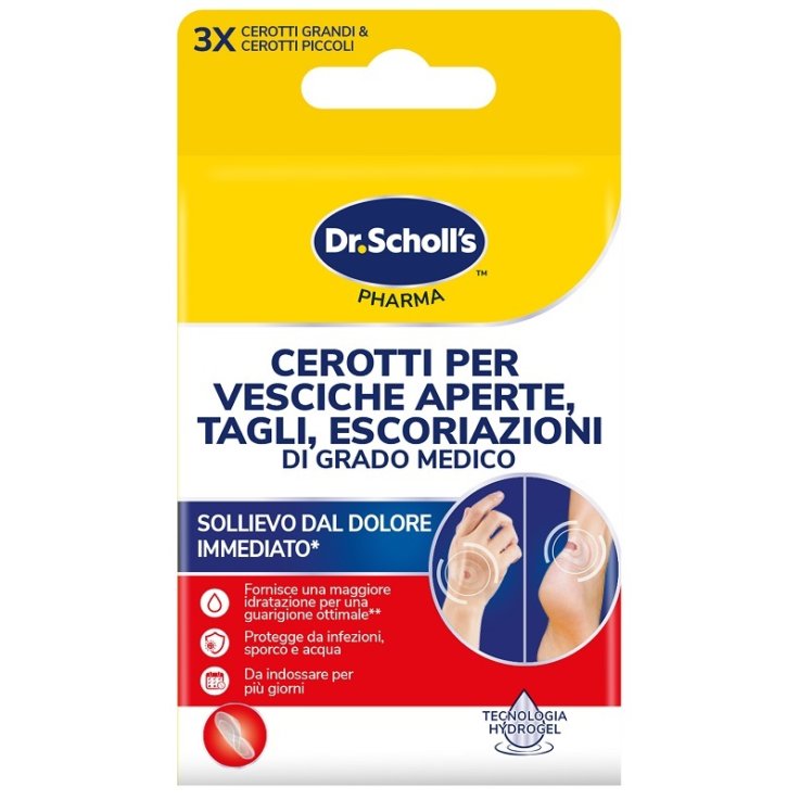 CEROTTI SCHOLL VESCICHE TAGLIE ESCORIAZIONI 6 PEZZI CEROTTI SCHOLL VESCICHE TAGLIE ESCORIAZIONI 6 PEZZI