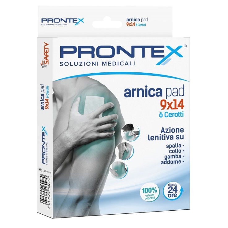 PRONTEX Arnica Pad 9x14 6pz PRONTEX Arnica Pad 9x14 6pz
