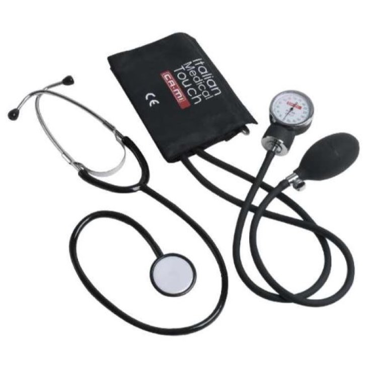 A-100 Sfigmomanometro Aneroide con Stetoscopio Cami A-100 Sfigmomanometro Aneroide con Stetoscopio Cami