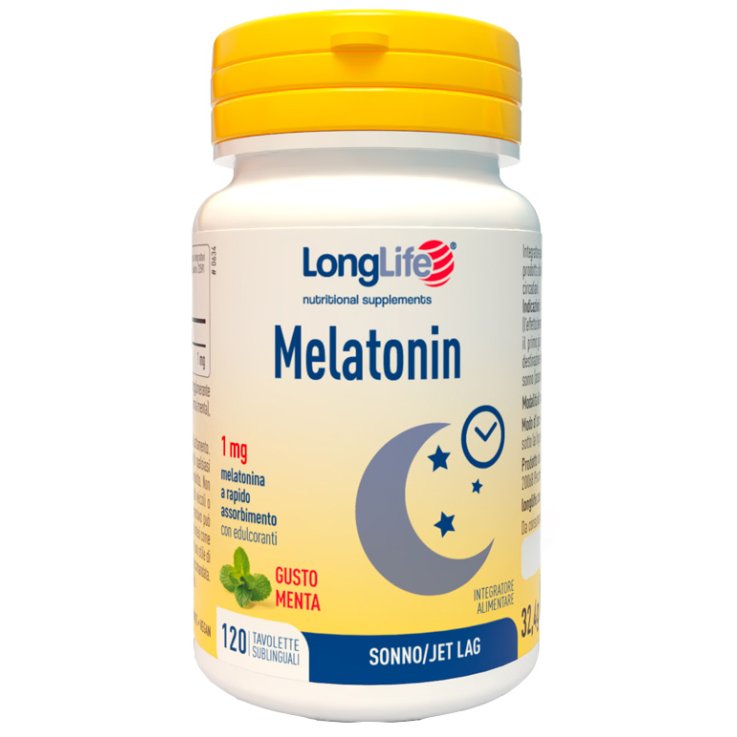 LONGLIFE MELATON 1mg 120 Tav. LONGLIFE MELATON 1mg 120 Tav.