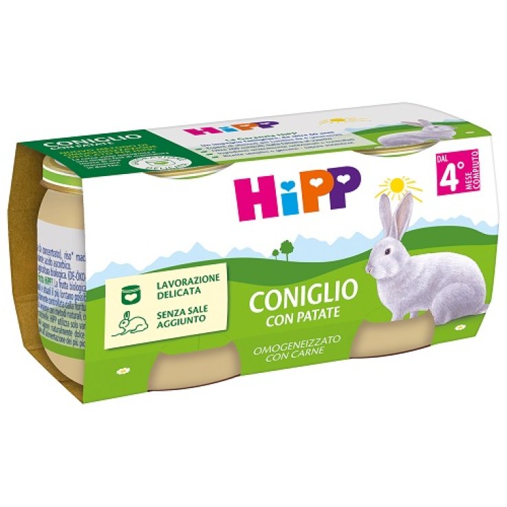 OMO HIPP Coniglio+Pat.2x80g OMO HIPP Coniglio+Pat.2x80g