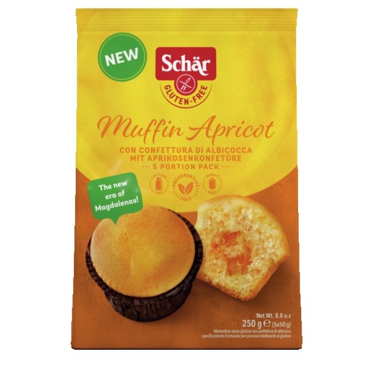SCHAR Muffin Apricot 5pz SCHAR Muffin Apricot 5pz