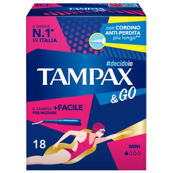 TAMPAX&GO Mini 18pz TAMPAX&GO Mini 18pz