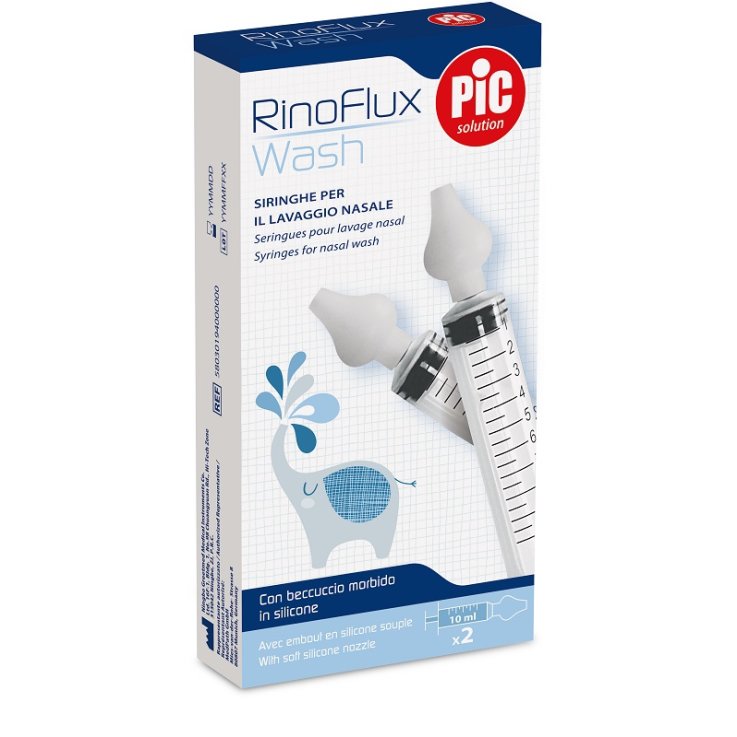RINOFLUX WASH SIRINGHE LAVAGGIO NASALE 2 PEZZI RINOFLUX WASH SIRINGHE LAVAGGIO NASALE 2 PEZZI