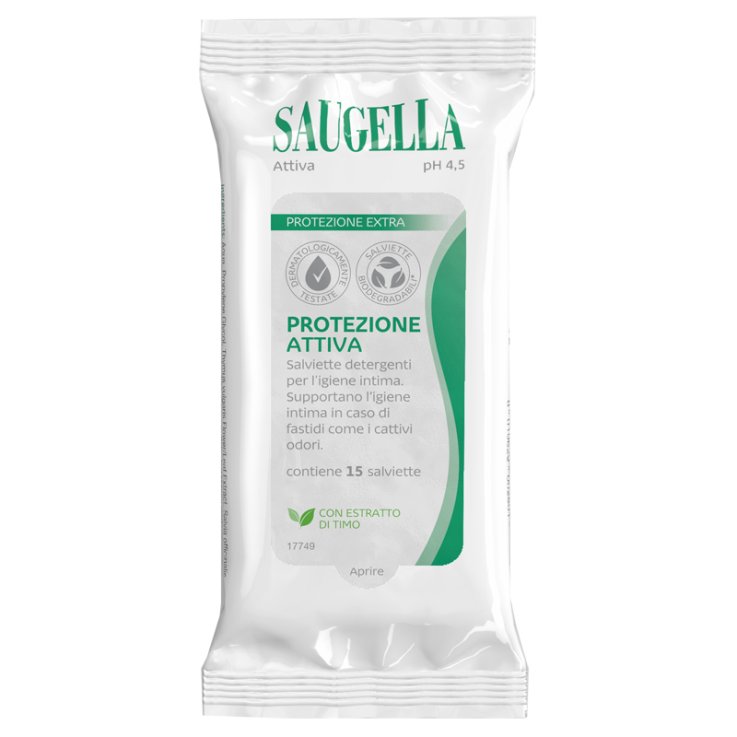 SAUGELLA Attiva 15*Salviettine SAUGELLA Attiva 15*Salviettine
