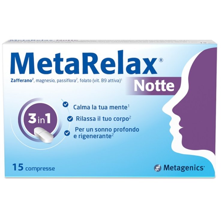 METARELAX NOTTE 15 COMPRESSE METARELAX NOTTE 15 COMPRESSE