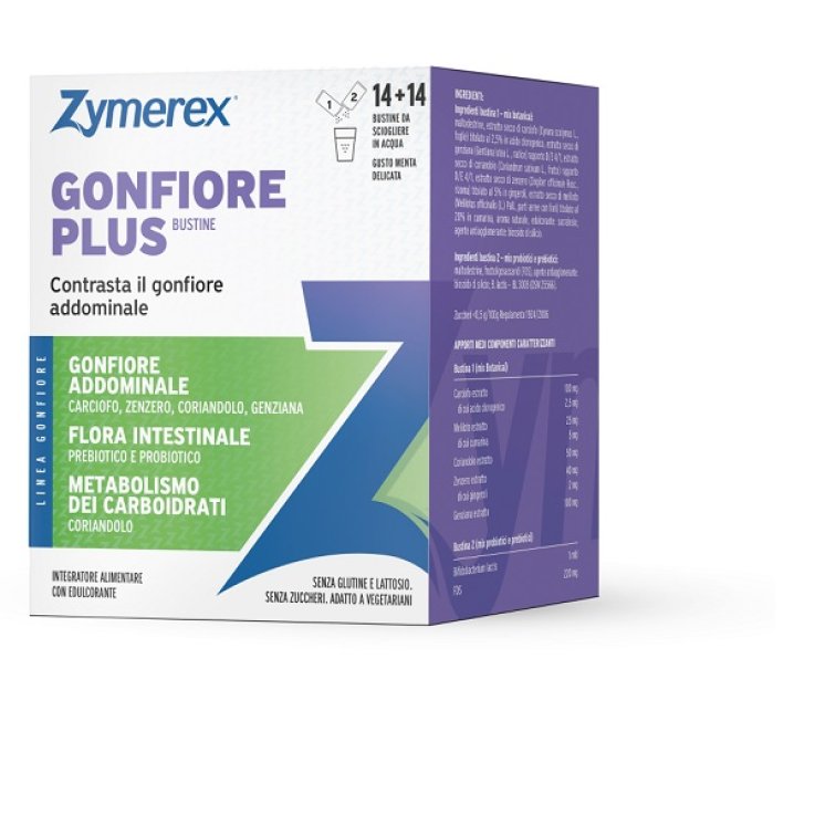 ZYMEREX Gonfiore Plus 28 Bust. ZYMEREX Gonfiore Plus 28 Bust.