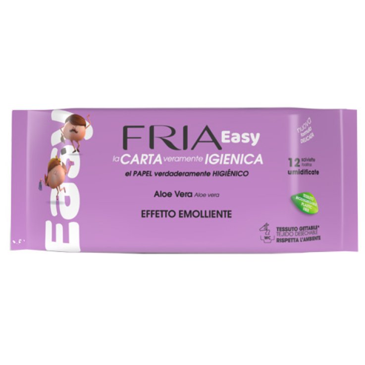 FRIA EASY CARTA IGIENICA EFFETTO EMOLLIENTE 12 SALVIETTE FRIA EASY CARTA IGIENICA EFFETTO EMOLLIENTE 12 SALVIETTE