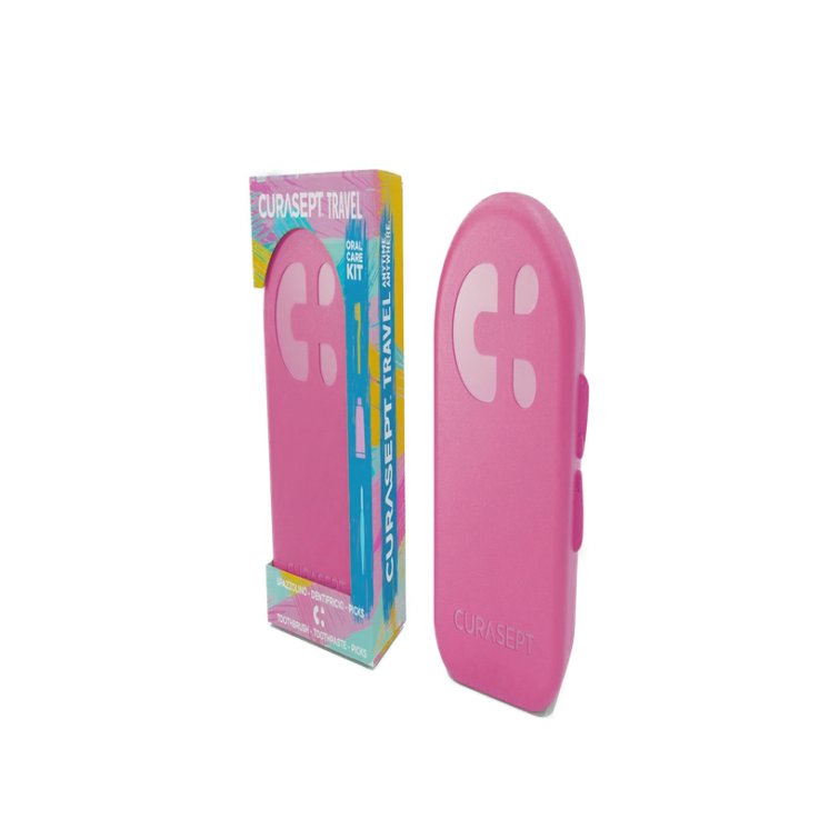 CURASEPT TRAVEL FUXIA 1 SPAZZOLINO + 1 DENTIFRICIO 20 ML + 3PICKS