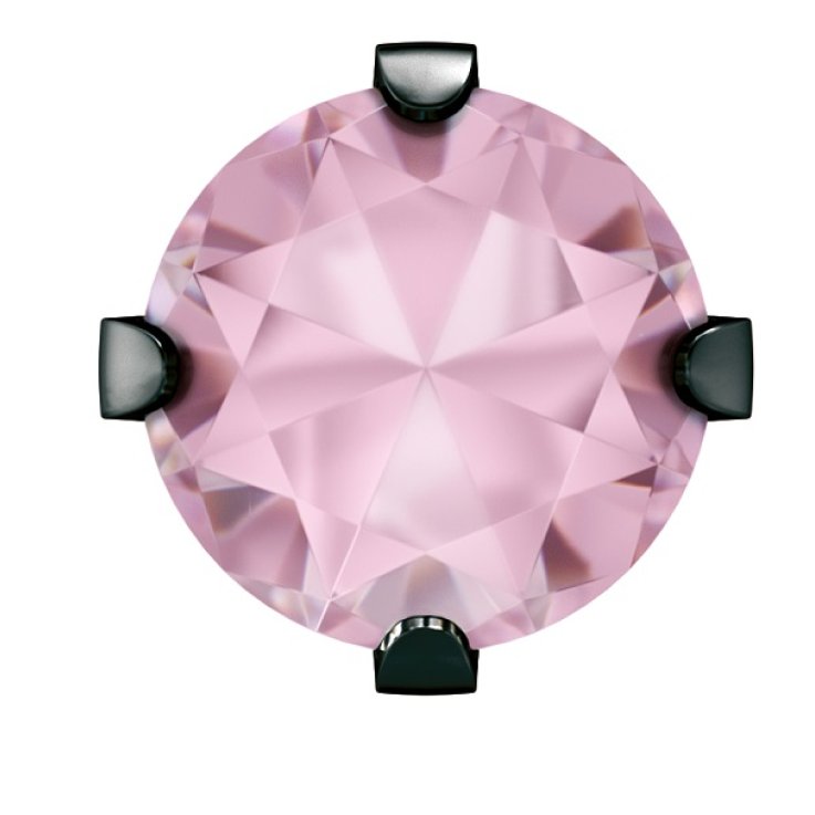 SYSTEM75 ZIRCONE CUBICO CRISTALLO ROSA 4 MM ACCIAIO CHIRURGICO NERO 2 PEZZI 267 SYSTEM75 ZIRCONE CUBICO CRISTALLO ROSA 4 MM ACCIAIO CHIRURGICO NERO 2 PEZZI 267