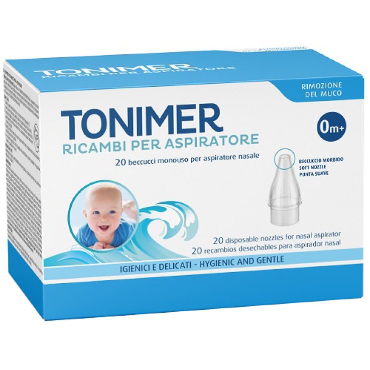 RICAMBI ASPIRATORE NASALE TONIMER 20 PEZZI RICAMBI ASPIRATORE NASALE TONIMER 20 PEZZI