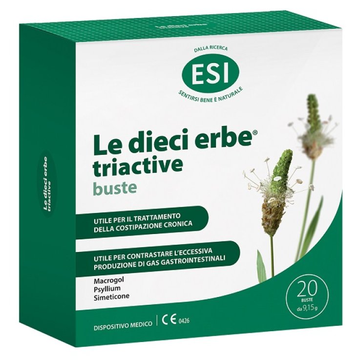 ESI LE DIECI ERBE TRIACTIVE 20 BUSTINE ESI LE DIECI ERBE TRIACTIVE 20 BUSTINE