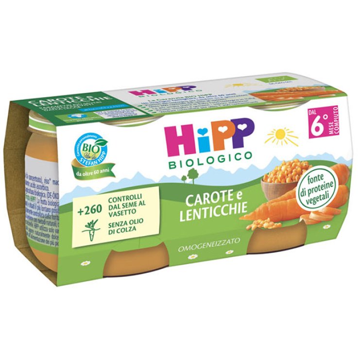 OMO HIPP Bio Carote/Lent.2x80g OMO HIPP Bio Carote/Lent.2x80g