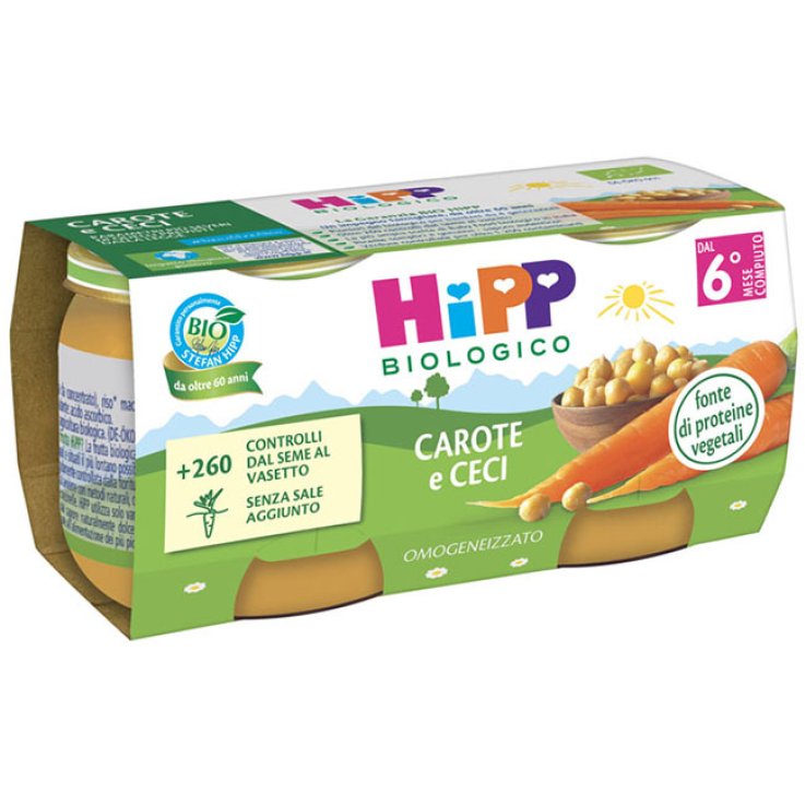 OMO HIPP Bio Carote/Ceci 2x80g OMO HIPP Bio Carote/Ceci 2x80g