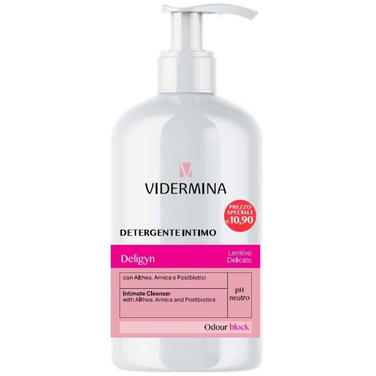 VIDERMINA DELIGYN DETERGENTE INTIMO 500 ML NUOVA FORMULAZIONE SPECIAL PRICE VIDERMINA DELIGYN DETERGENTE INTIMO 500 ML NUOVA FORMULAZIONE SPECIAL PRICE