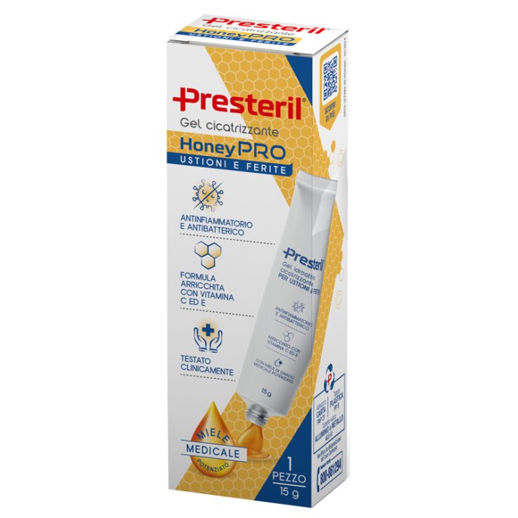 GEL IDROATTIVO CICATRIZZANTE PRESTERIL HONEYPRO 15 G GEL IDROATTIVO CICATRIZZANTE PRESTERIL HONEYPRO 15 G