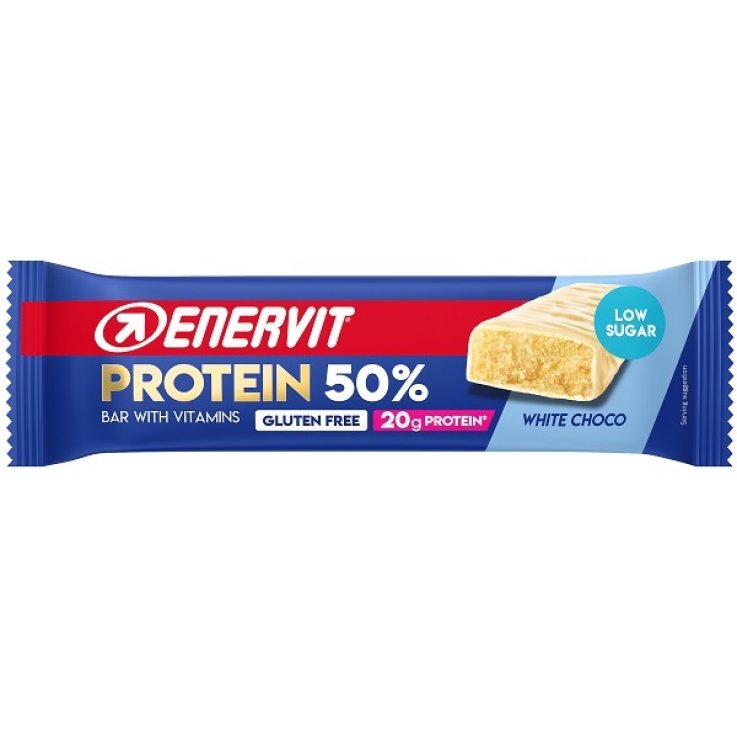 ENERVIT SPORT PROTEIN BAR 50% WHITE CHOCO 40 G ENERVIT SPORT PROTEIN BAR 50% WHITE CHOCO 40 G