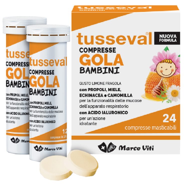 TUSSEVAL Gola Bamb.24Cpr mast. TUSSEVAL Gola Bamb.24Cpr mast.
