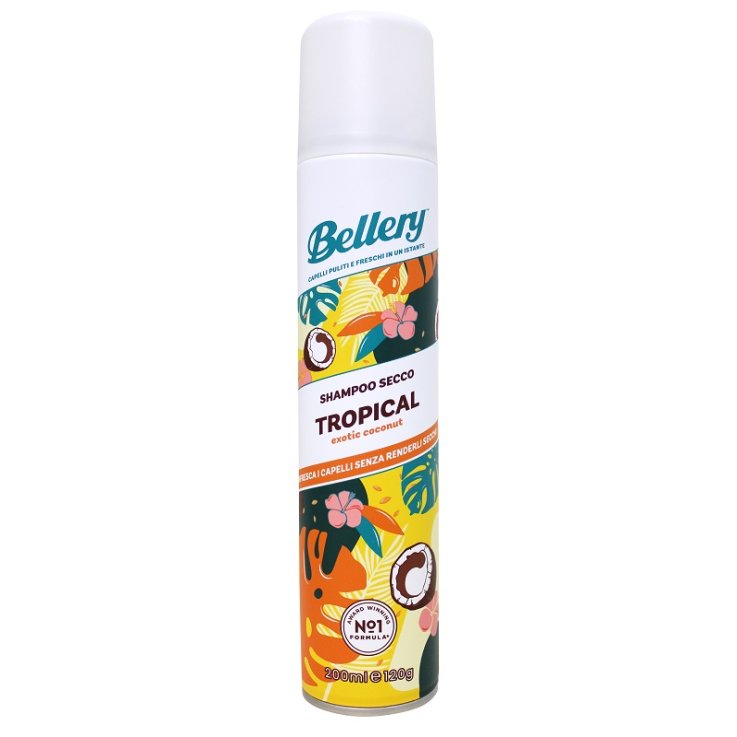 BELLERY SHAMPOO SECCO TROPICAL 200 ML BELLERY SHAMPOO SECCO TROPICAL 200 ML