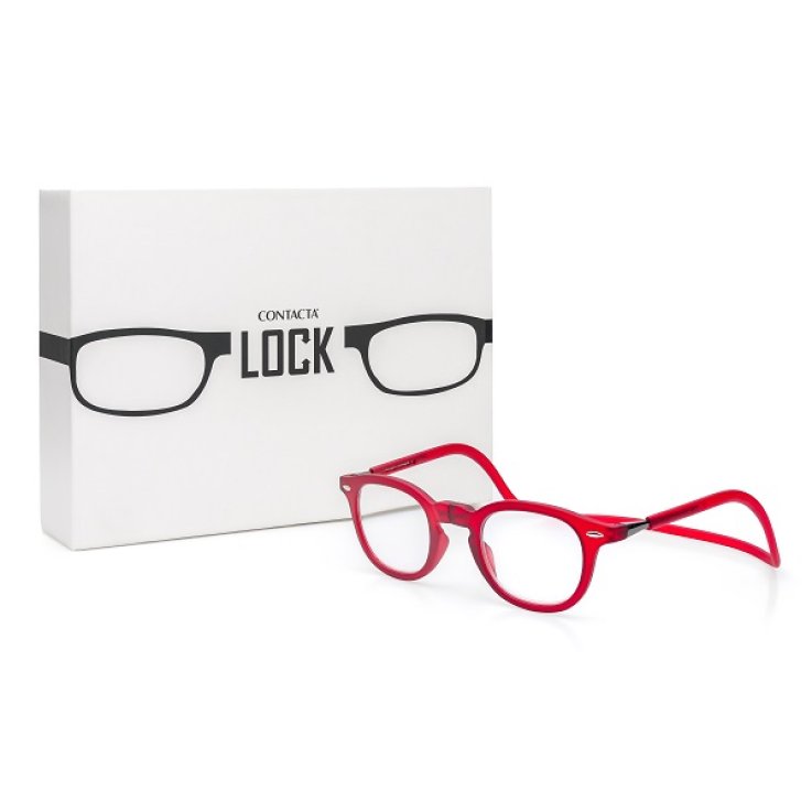 OCCHIALE PER PRESBIOPIA CONTACTA LOCK ROSSO +1,00 OCCHIALE PER PRESBIOPIA CONTACTA LOCK ROSSO +1,00