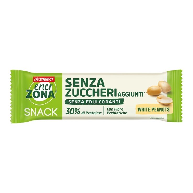 ENERZONA SNACK ARACHIDI COPERTURA BIANCA AL LATTE SENZA ZUCCHERI AGGIUNTI 33 G ENERZONA SNACK ARACHIDI COPERTURA BIANCA AL LATTE SENZA ZUCCHERI AGGIUNTI 33 G
