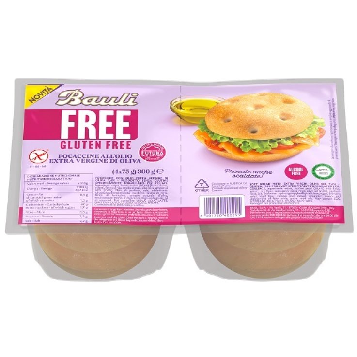 BAULI FREE Focaccine Olio Evo BAULI FREE Focaccine Olio Evo