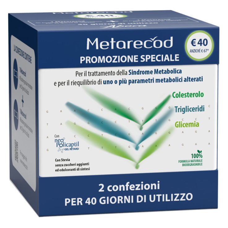 METARECOD 40 BUSTINE GRANULARI DA 2,5 G 2 PEZZI METARECOD 40 BUSTINE GRANULARI DA 2,5 G 2 PEZZI