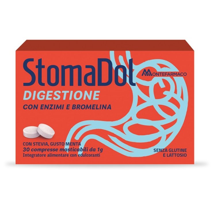 STOMADOL DIGESTIONE 30 COMPRESSE MASTICABILI STOMADOL DIGESTIONE 30 COMPRESSE MASTICABILI