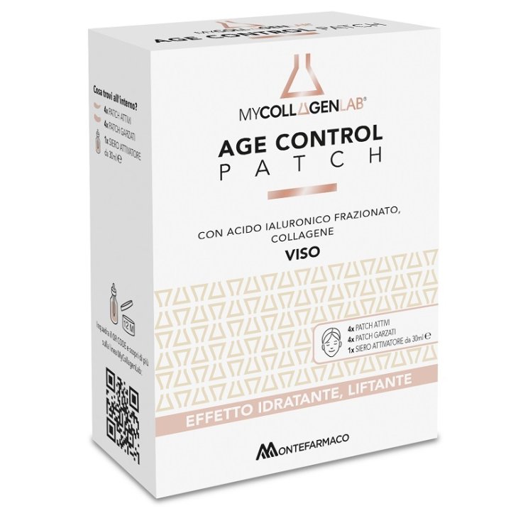 MYCOLLAGENLAB AGE CONTROL PATCH 4 PATCH ATTIVI + 4 PATCH GARZATI + 1 SIERO ATTIVATORE 30 ML MYCOLLAGENLAB AGE CONTROL PATCH 4 PATCH ATTIVI + 4 PATCH GARZATI + 1 SIERO ATTIVATORE 30 ML
