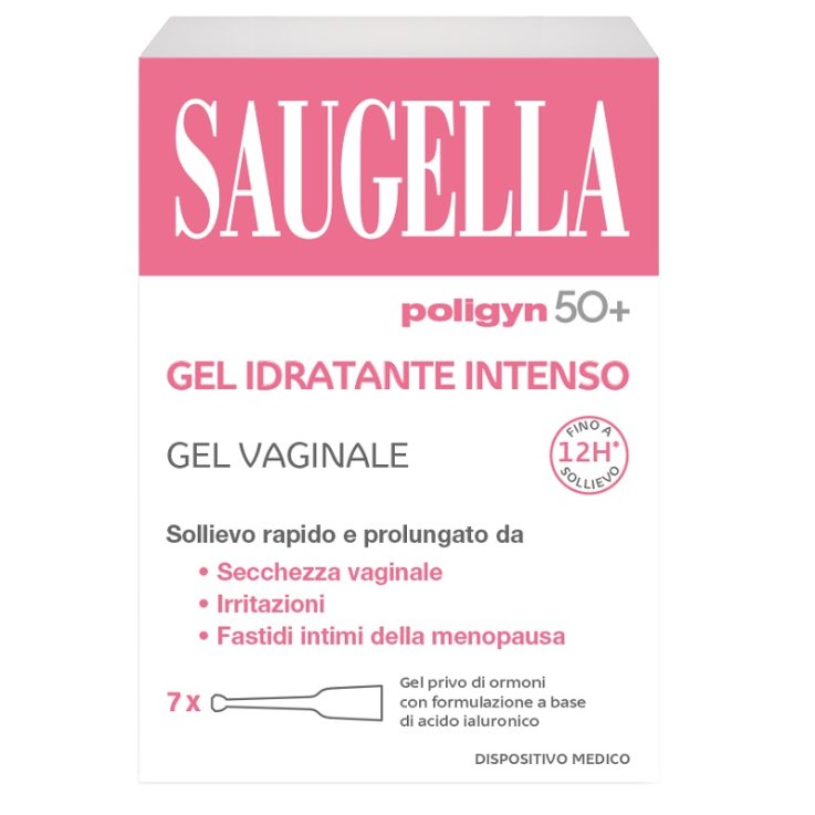 SAUGELLA POLIGYN 50+ GEL IDRATANTE INTENSO 7 TUBETTI MONODOSE DA 4 ML SAUGELLA POLIGYN 50+ GEL IDRATANTE INTENSO 7 TUBETTI MONODOSE DA 4 ML