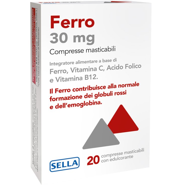 FERRO 30mg 20 Cpr SELLA FERRO 30mg 20 Cpr SELLA