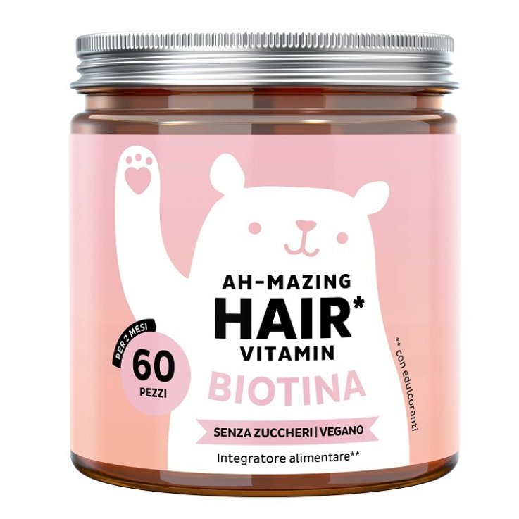BEARS WITH BENEFITS AH-MAZING HAIR VITAMINS CON BIOTINA 60 CARAMELLE GOMMOSE CON EDULCORANTI SENZA ZUCCHERI BEARS WITH BENEFITS AH-MAZING HAIR VITAMINS CON BIOTINA 60 CARAMELLE GOMMOSE CON EDULCORANTI SENZA ZUCCHERI