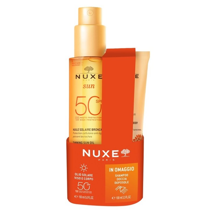 NUXE SUN OLIO SPF50 150 ML + SHAMPOO DOCCIA DOPOSOLE 100 ML