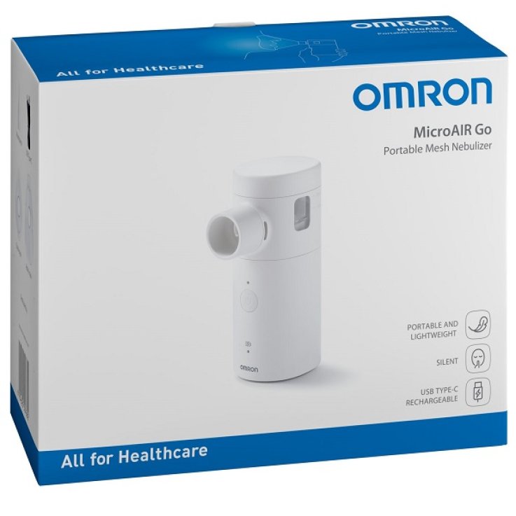 OMRON NEBULIZZATORE MESH PORTATILE MICROAIR GO OMRON NEBULIZZATORE MESH PORTATILE MICROAIR GO