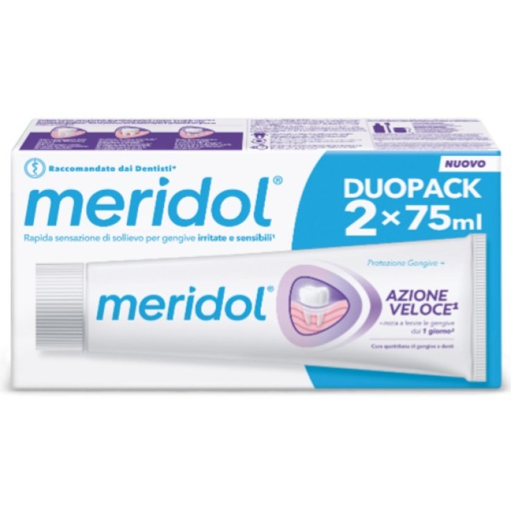 MERIDOL Dentifricio Azione Veloce 2pz MERIDOL Dentifricio Azione Veloce 2pz