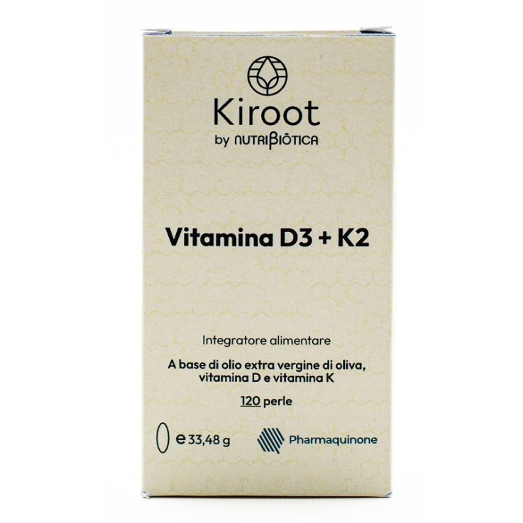 KIROOT VITAMINA D3+K2 120Perle KIROOT VITAMINA D3+K2 120Perle