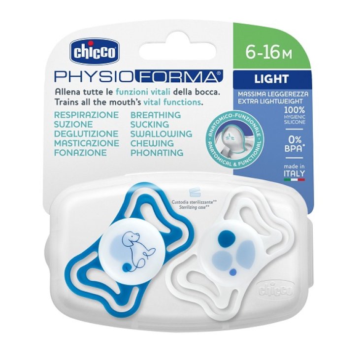 CH Succh.Light Blu Sil.6-16m2p CH Succh.Light Blu Sil.6-16m2p
