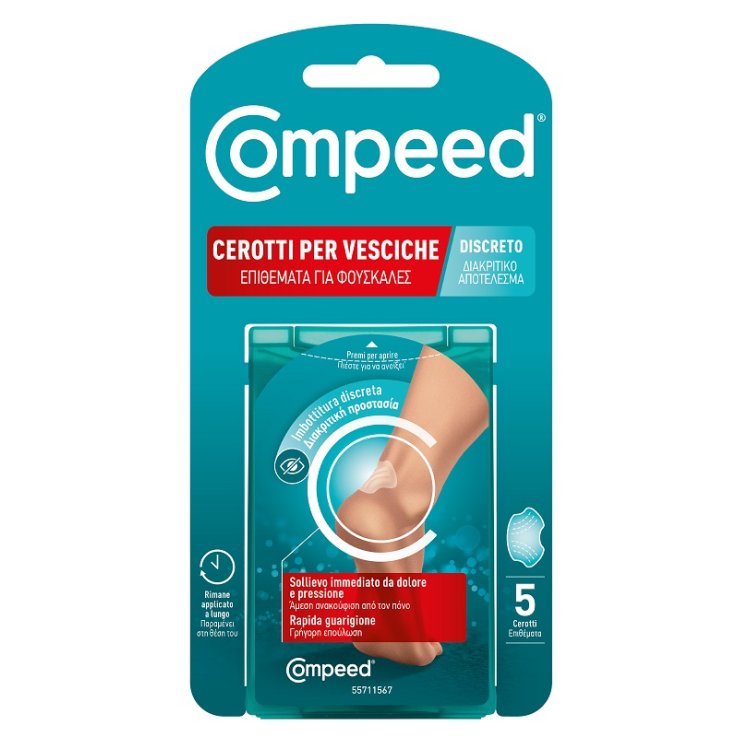 COMPEED Vesciche Discreto 5pz COMPEED Vesciche Discreto 5pz