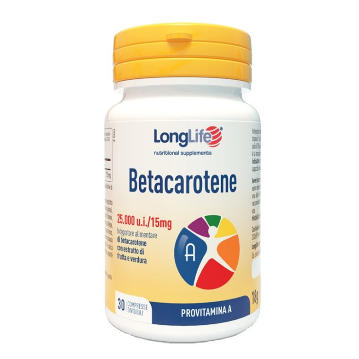 LONGLIFE BETACAR.25000UI 30Cpr LONGLIFE BETACAR.25000UI 30Cpr