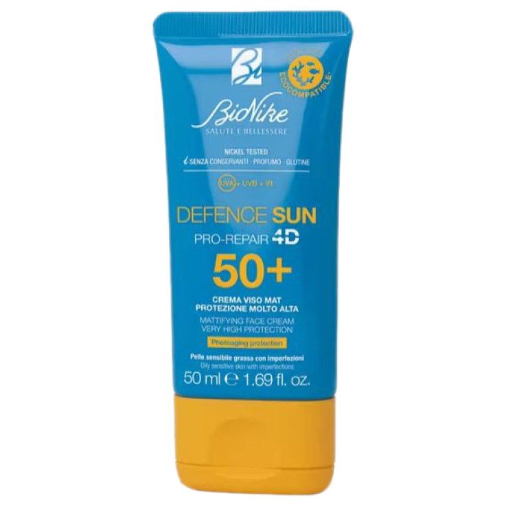 DEFENCE SUN 50+CR.VISO MAT.